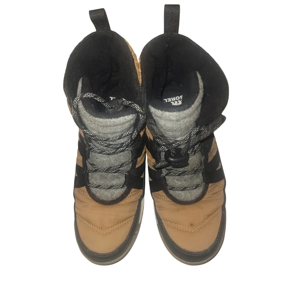 Sorel Whitney II Short Lace Waterproof Winter Boots 4 Tan winter outdoor comfort